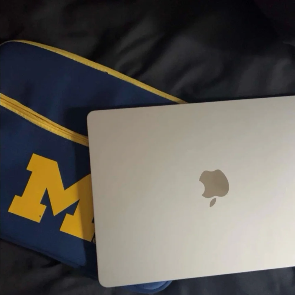 Apple MacBook Air with Silver and Black Finish
